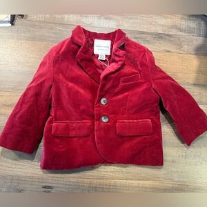 Red baby blazer